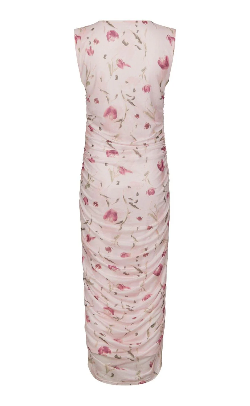 Neo Noir Kjole - Corilina Artist Mesh - Light Pink - Image 4