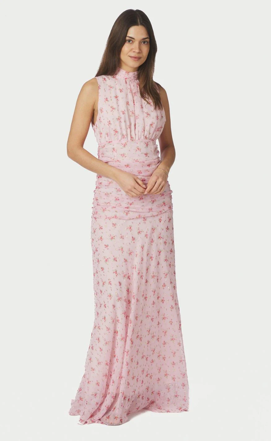Neo Noir Kjole - Dori Print - Rose - Image 2