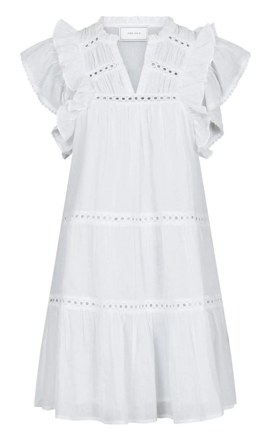 Neo Noir Kjole - Jamma S Voile - White - Image 2