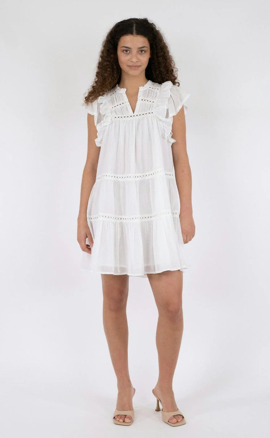 Neo Noir Kjole - Jamma S Voile - White - Image 7