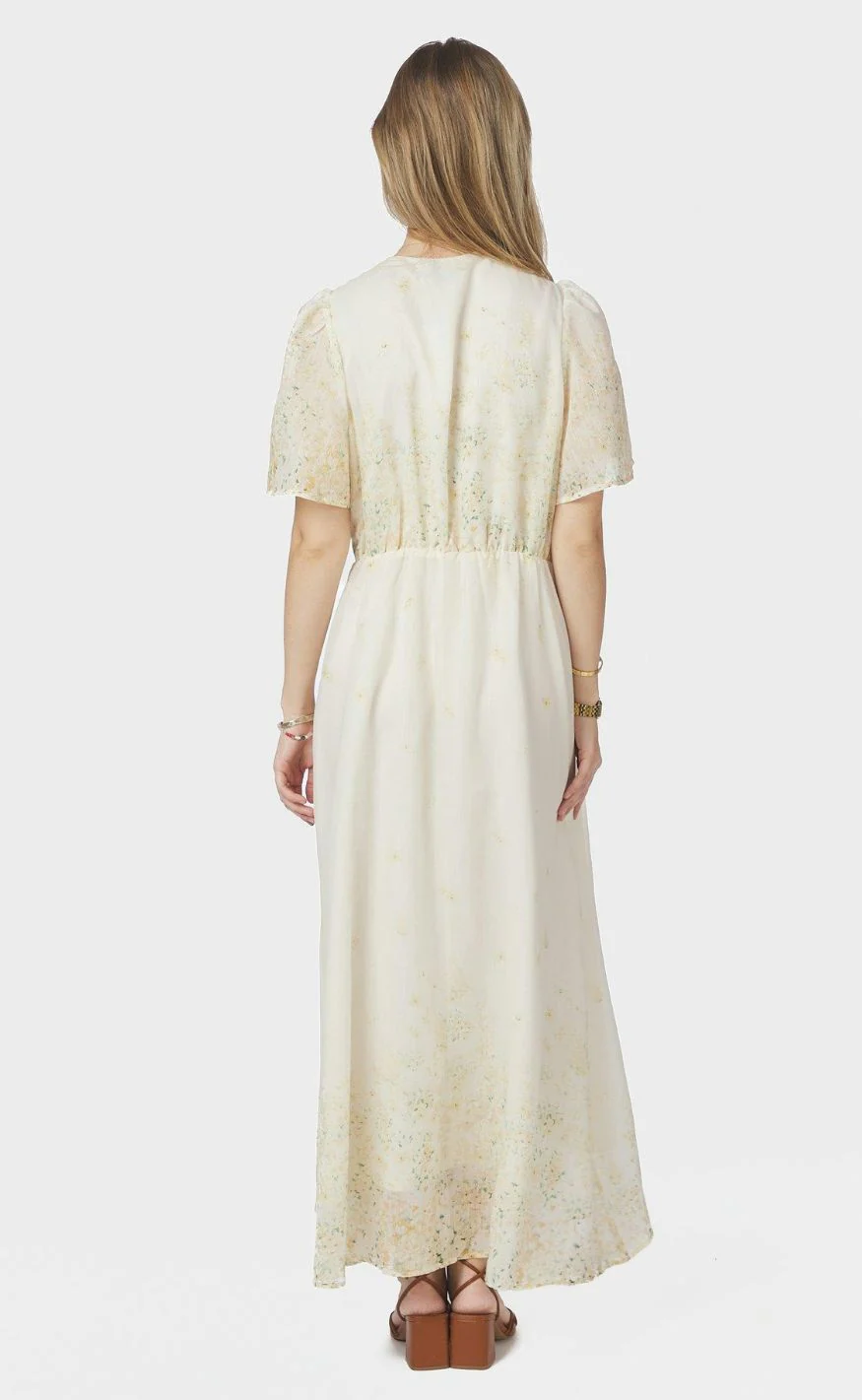 Neo Noir Kjole - Serna Gardenia - Light Yellow - Image 3