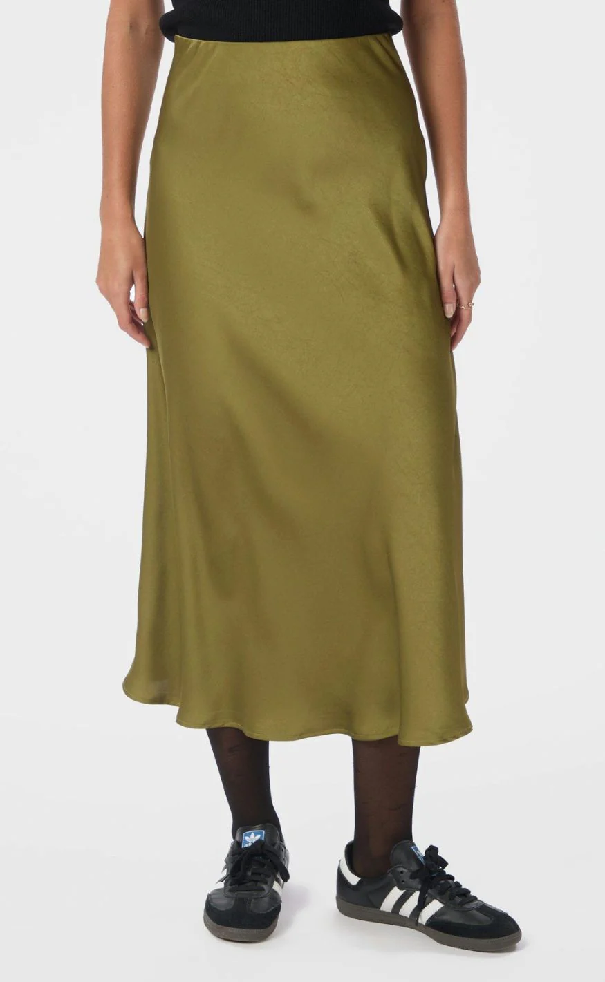 Neo Noir Nederdel - Bovary - Sage Green - Image 5