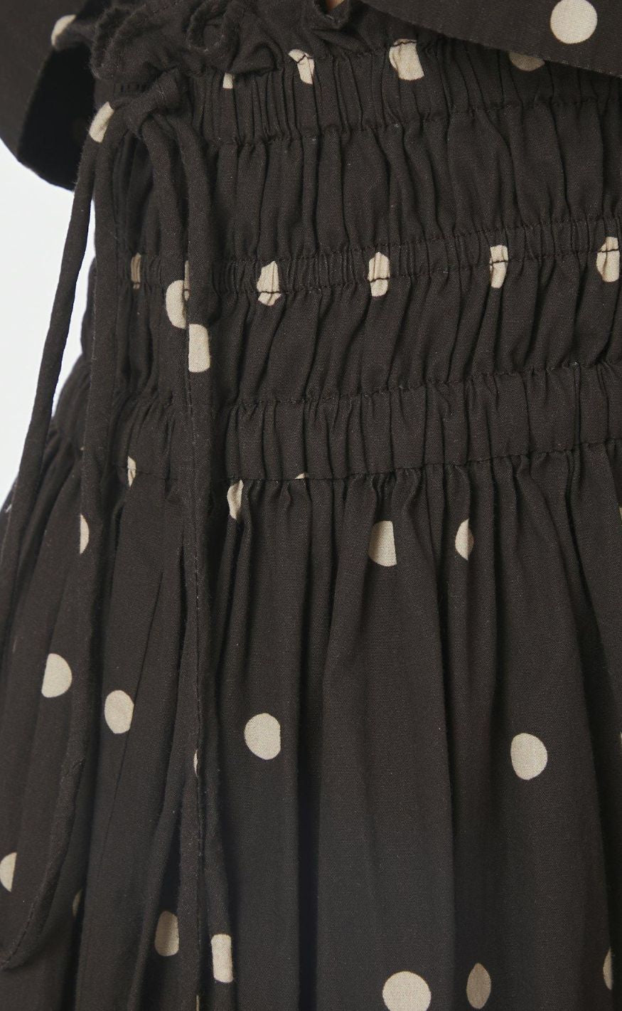 Neo Noir Nederdel - Lillie Dot - Dark Brown - Image 6