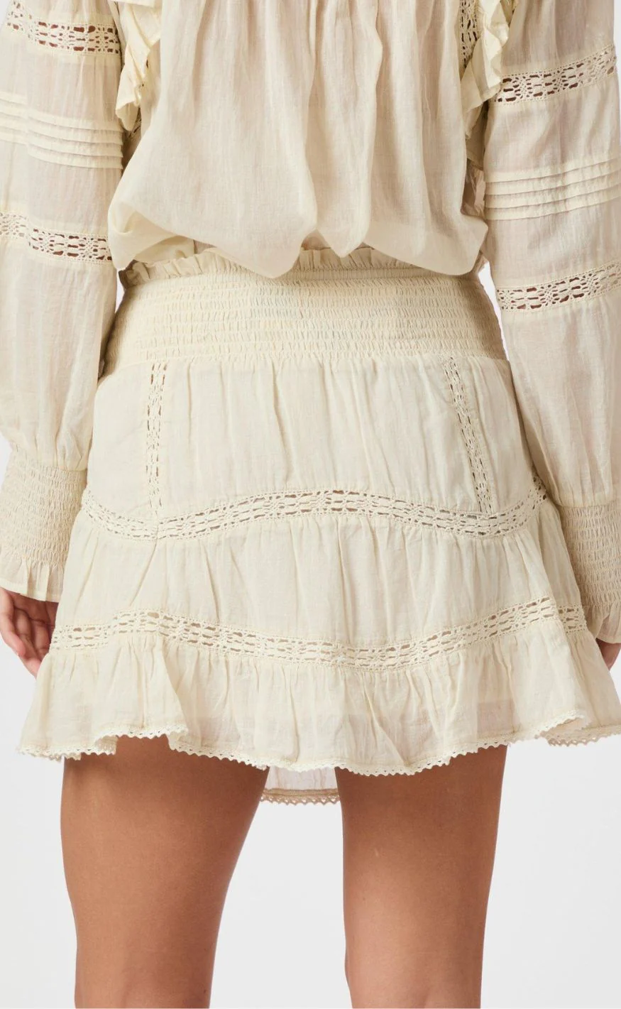 Neo Noir Nederdel - Robby S Voile - Light Yellow - Image 5