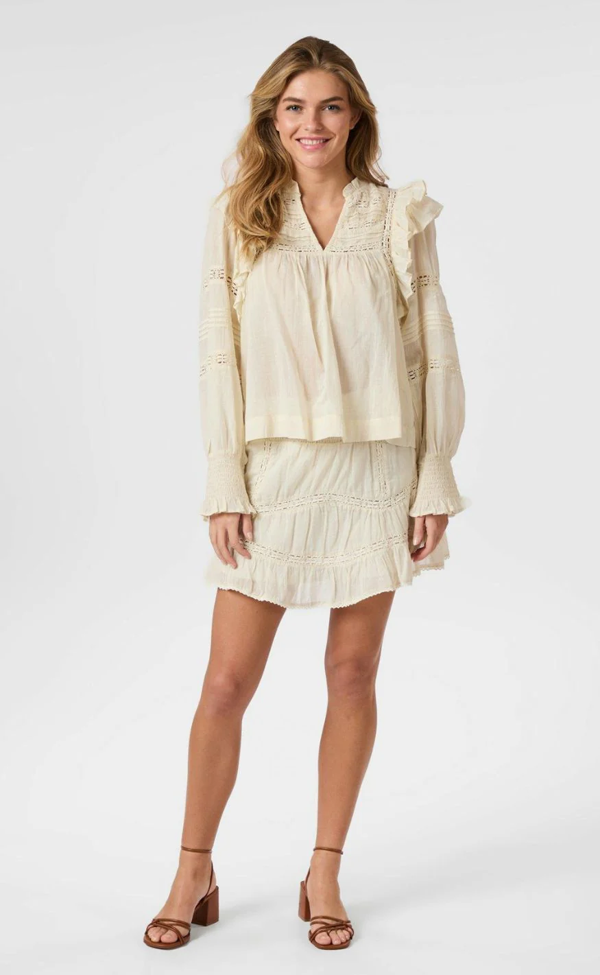Neo Noir Nederdel - Robby S Voile - Light Yellow - Image 7