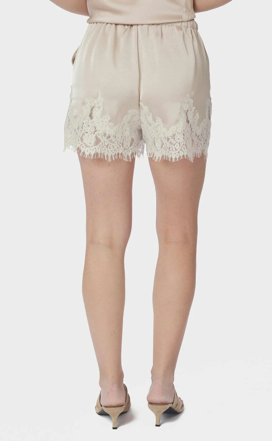 Neo Noir Shorts - Siena Lace - Champagne - Image 4