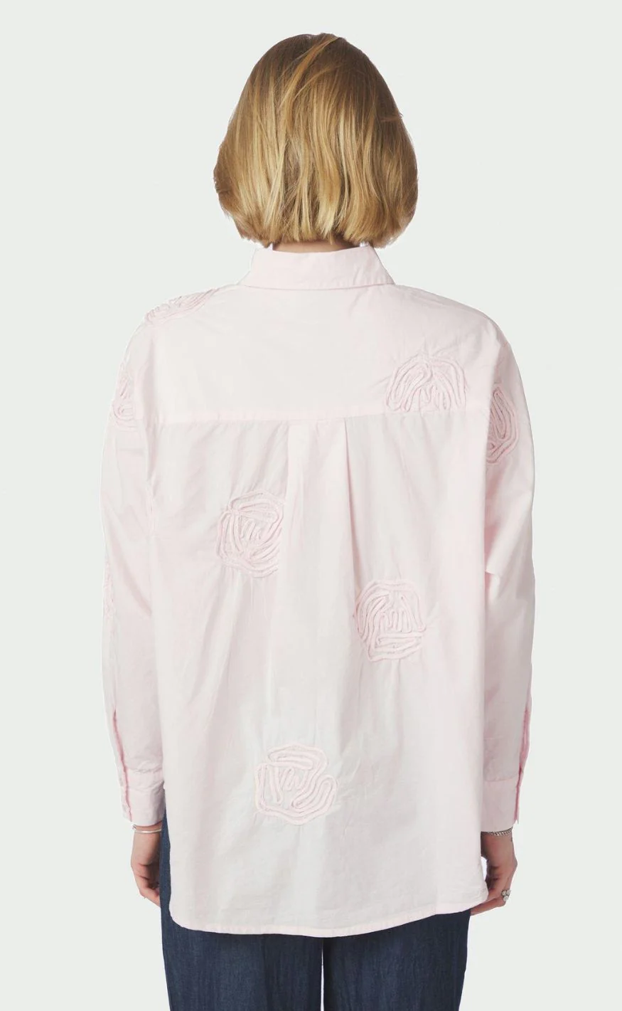 Neo Noir Skjorte - Dalma Dori Emb - Light Pink - Image 3