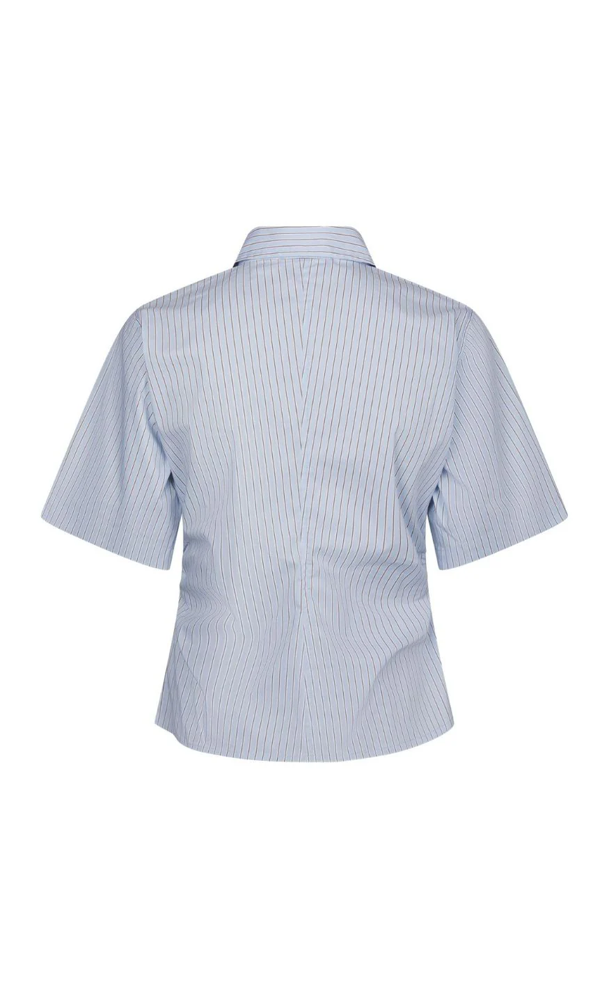 Neo Noir Skjorte - Hazell Stripe - Light Blue - Image 3