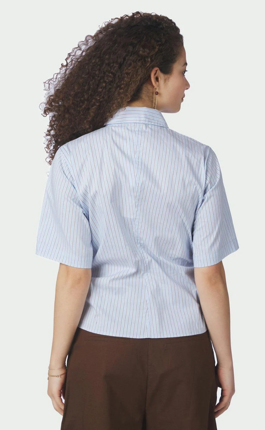 Neo Noir Skjorte - Hazell Stripe - Light Blue - Image 4