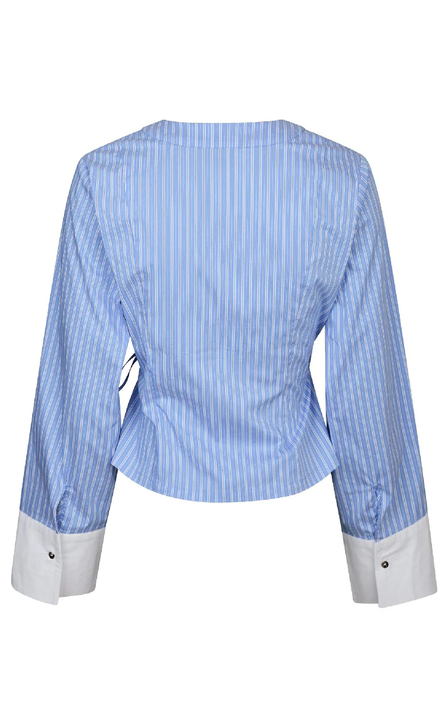 Neo Noir Skjorte - Salvia Stripe - Light Blue - Image 4