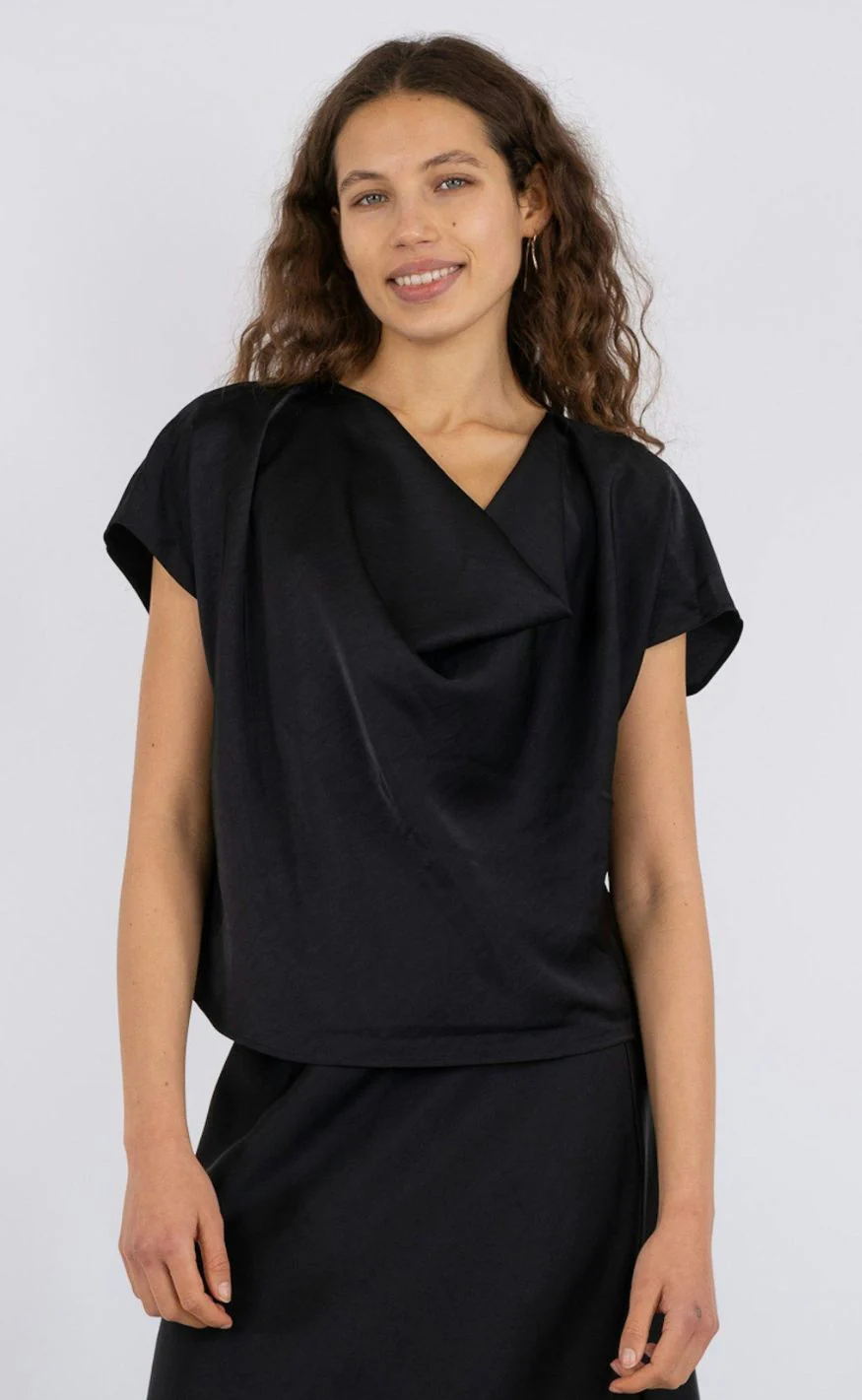 Neo Noir Top - Annabeth - Black - Image 2