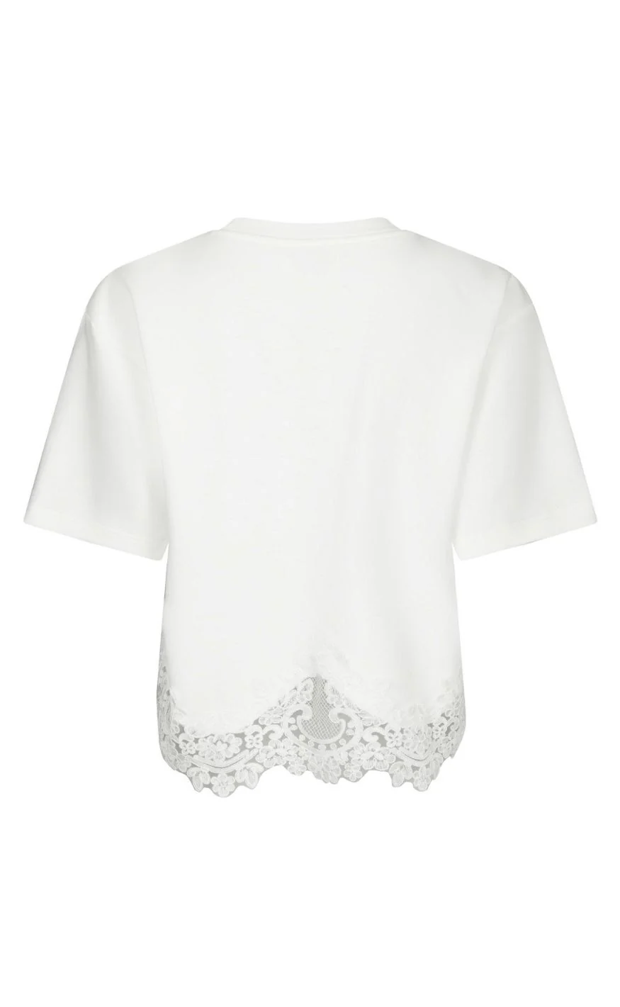 Neo Noir T-shirt - Iria Lace - White - Image 3