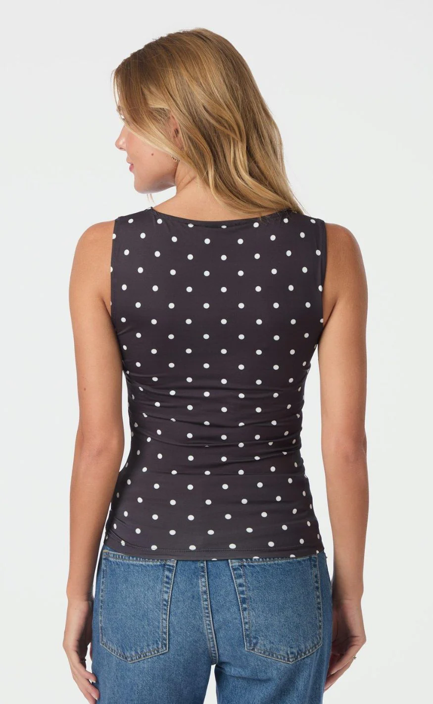 Neo Noir Top - Ditty Jersey Dot - Black - Image 3