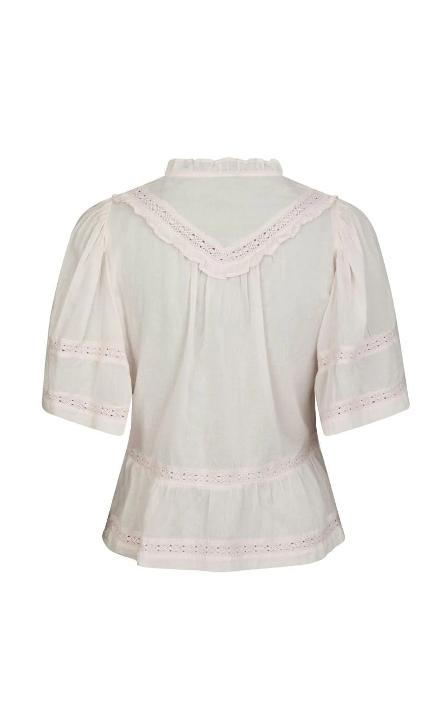 Neo Noir Top - Evienne S Voile - Light Pink - Image 5
