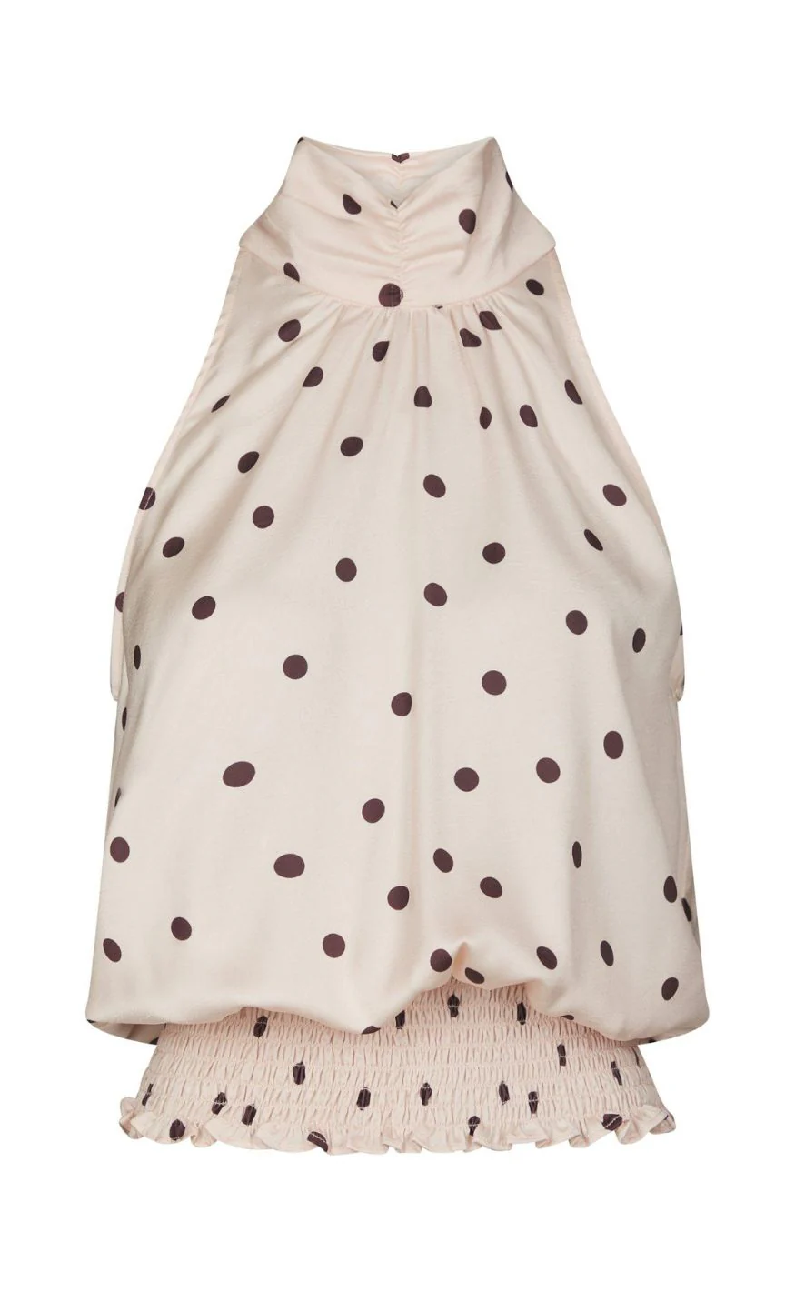 Neo Noir Top - Jos Big Dot - Light Pink - Image 2
