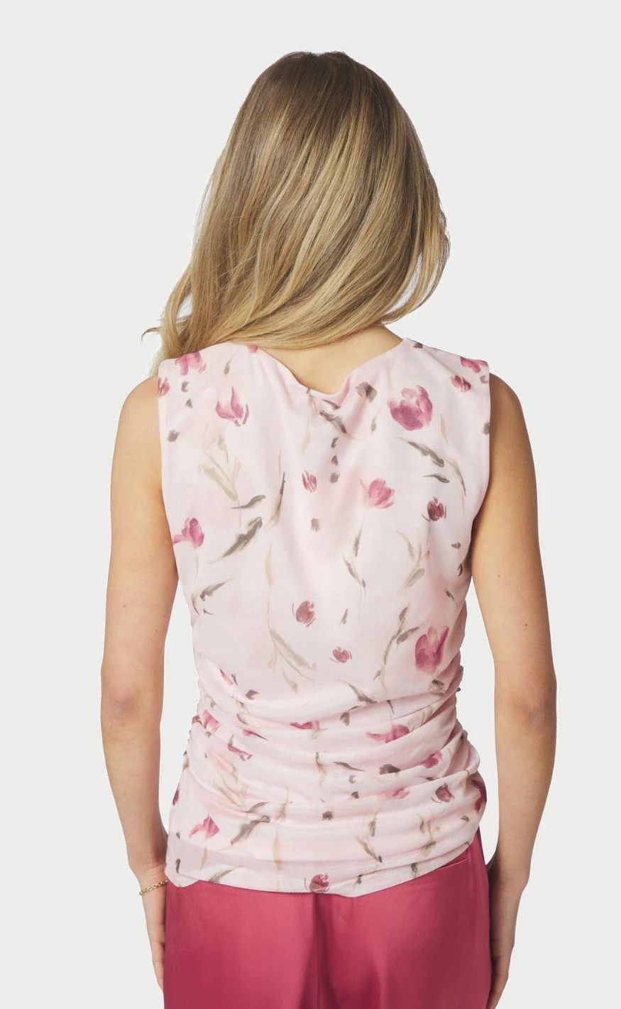 Neo Noir Top - Liblana Artist Mesh - Light Pink - Image 3