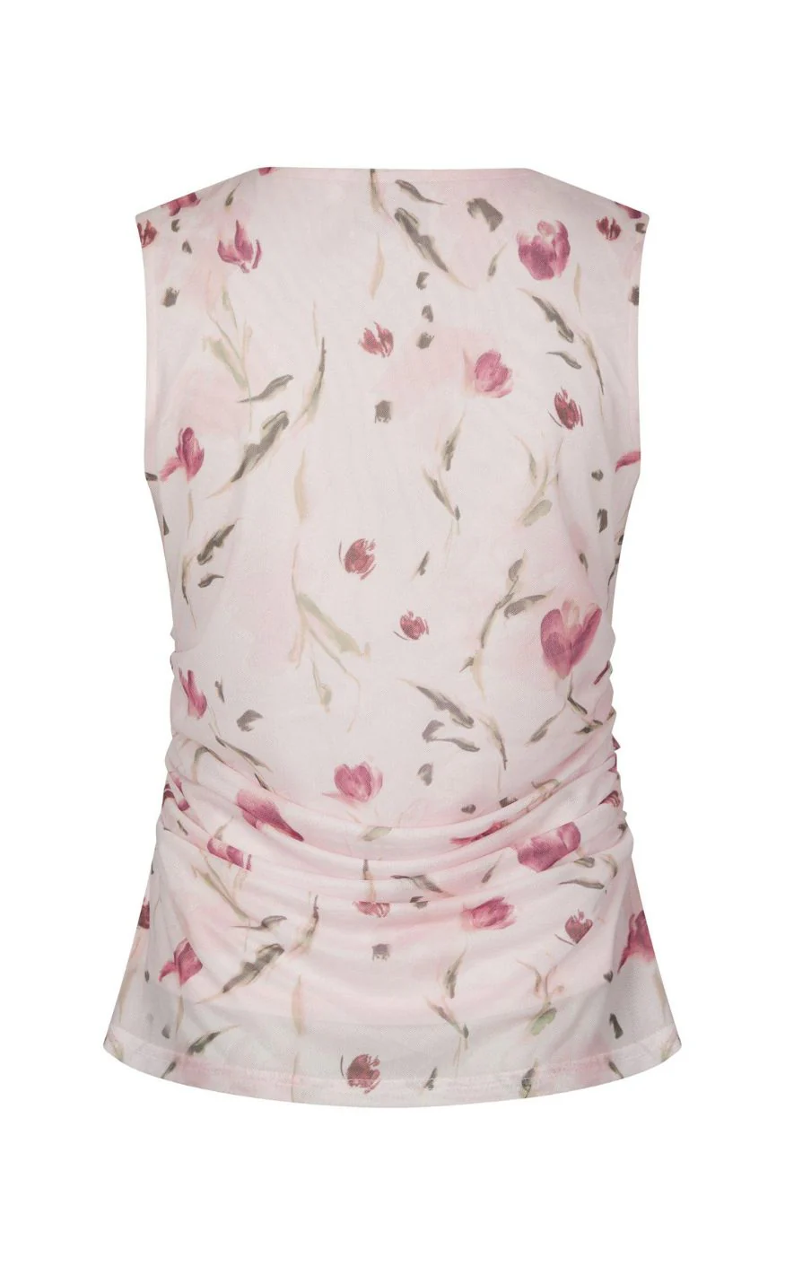 Neo Noir Top - Liblana Artist Mesh - Light Pink - Image 4