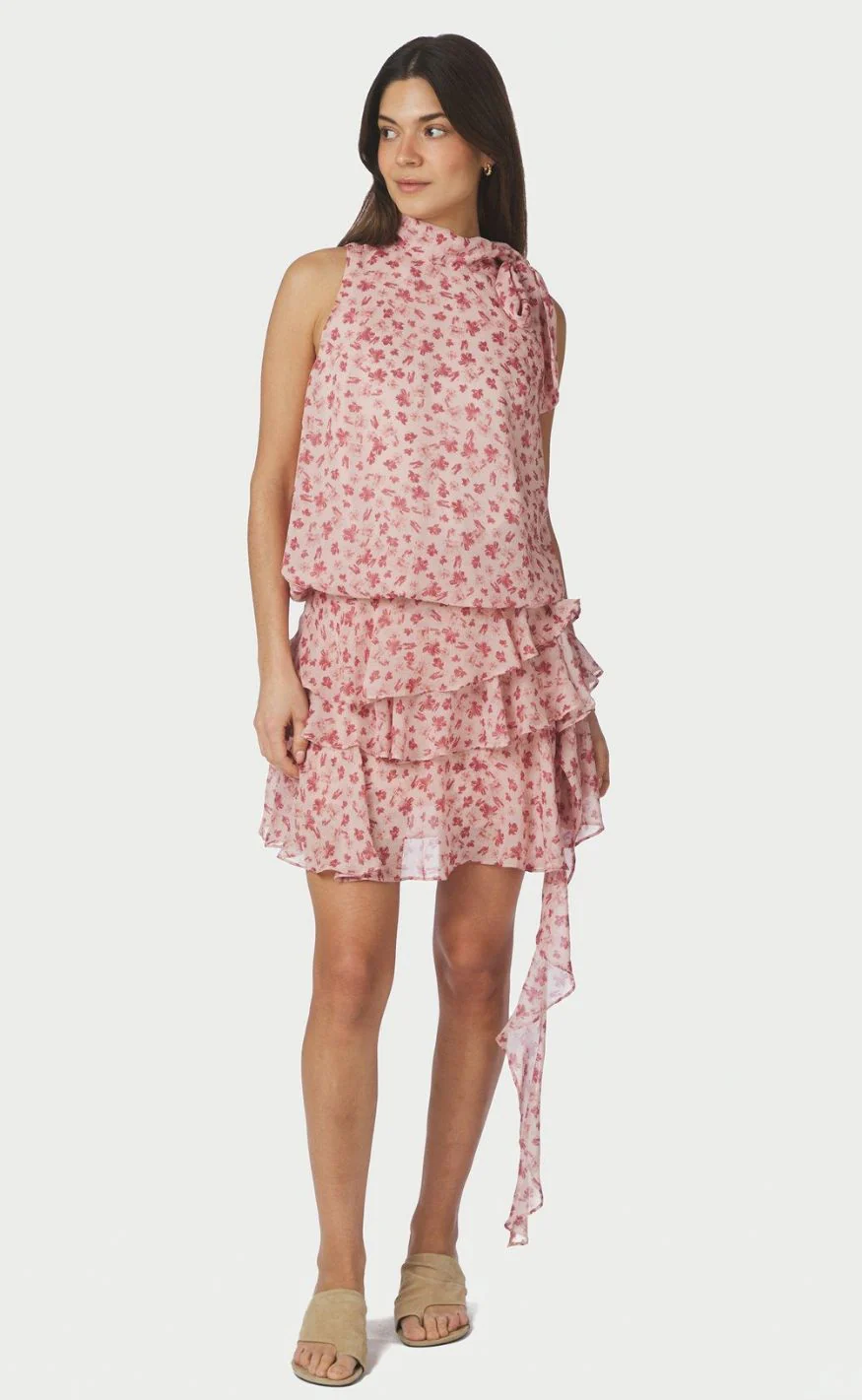 Neo Noir Top - Veda Flower - Dusty Rose - Image 5