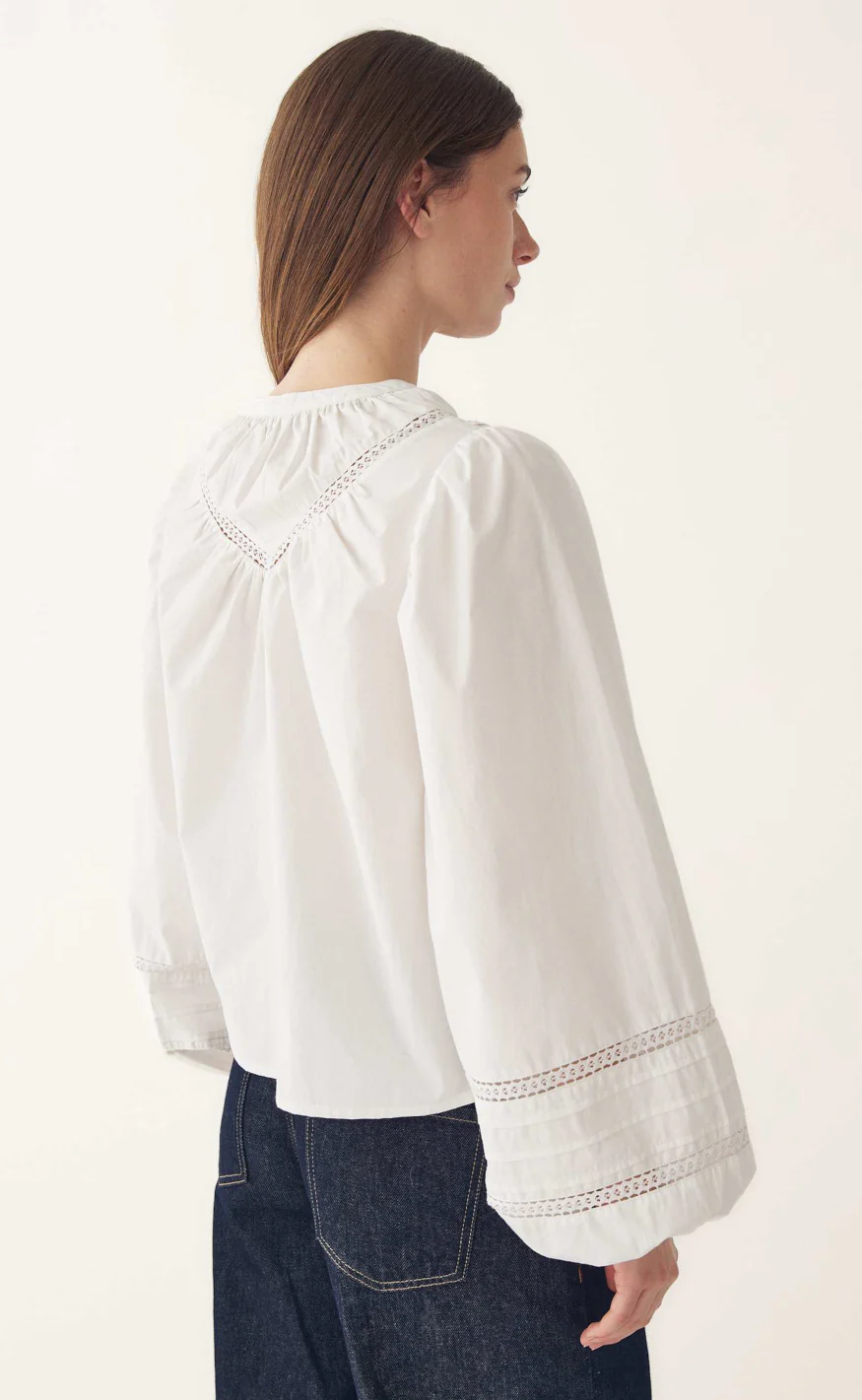 Noella Bluse - Maceline - White - Image 3