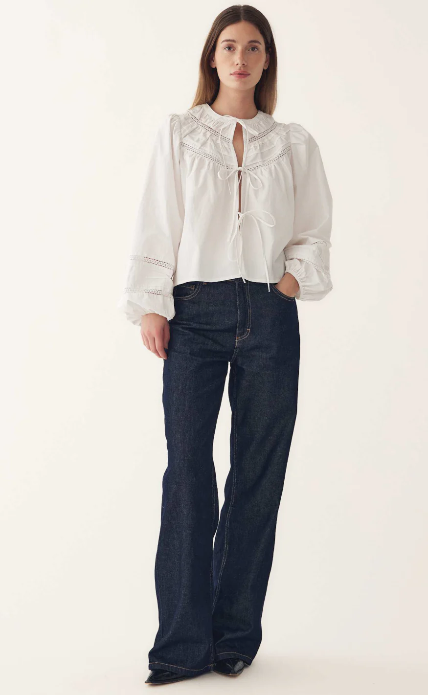 Noella Bluse - Maceline - White - Image 5