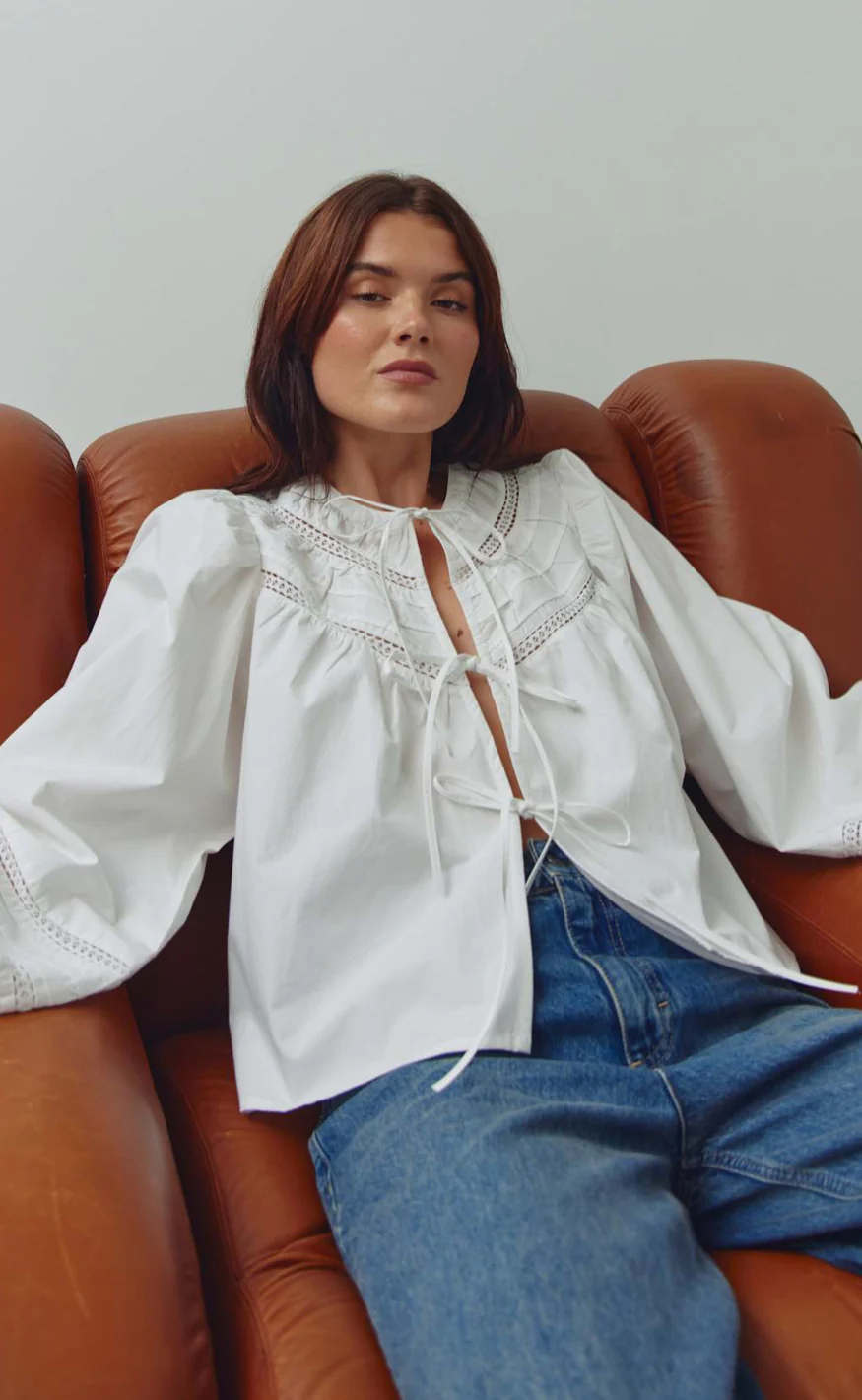 Noella Bluse - Maceline - White - Image 6