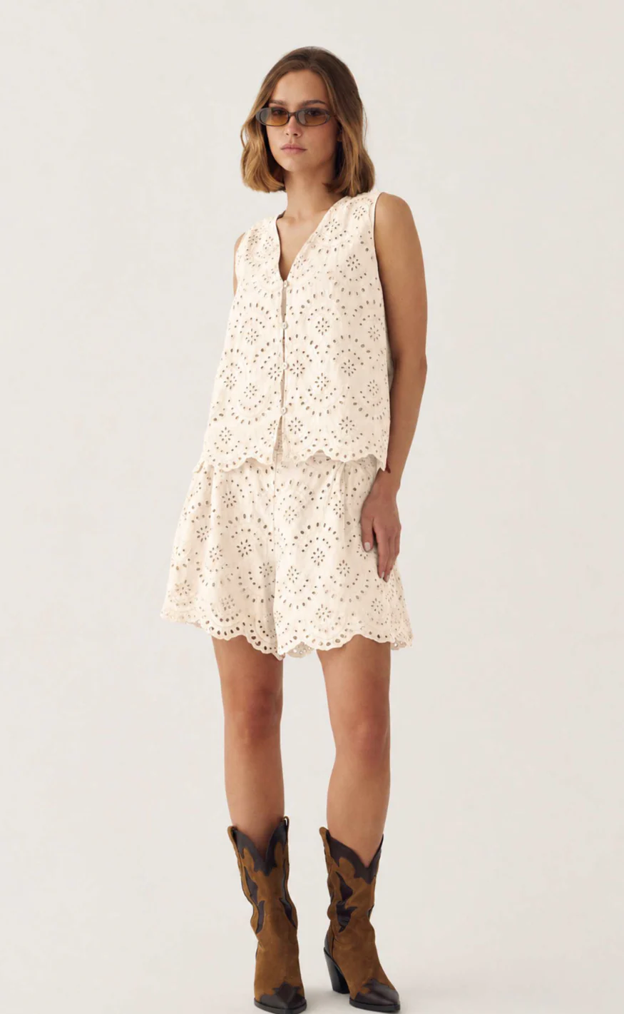 Noella Vest - Maite - Ivory - Image 2