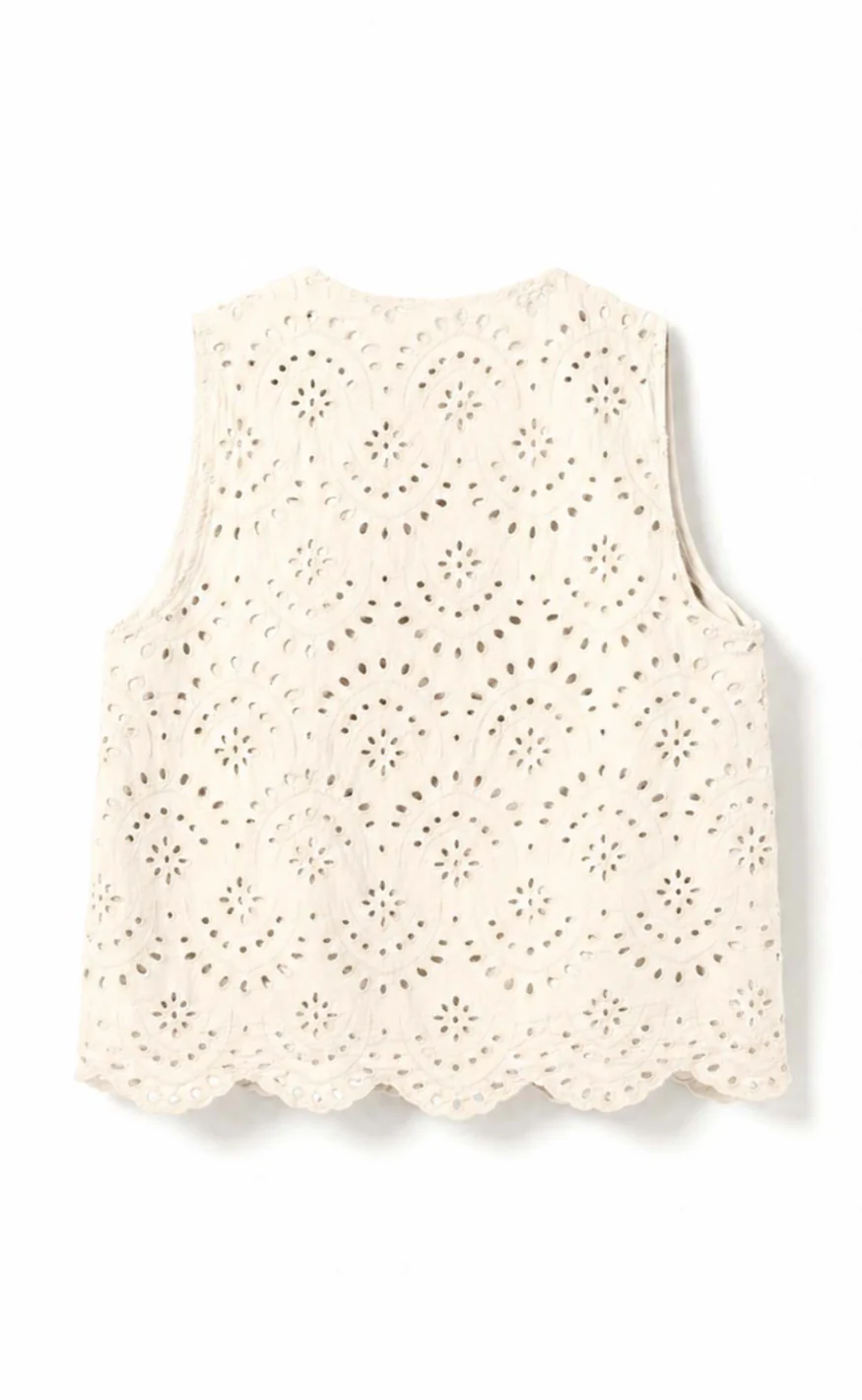 Noella Vest - Maite - Ivory - Image 3