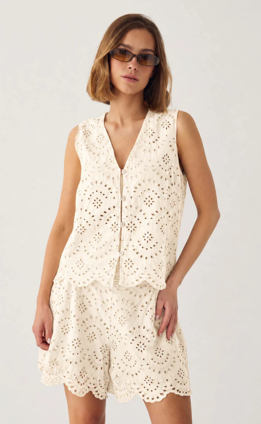 Noella Vest - Maite - Ivory - Image 5