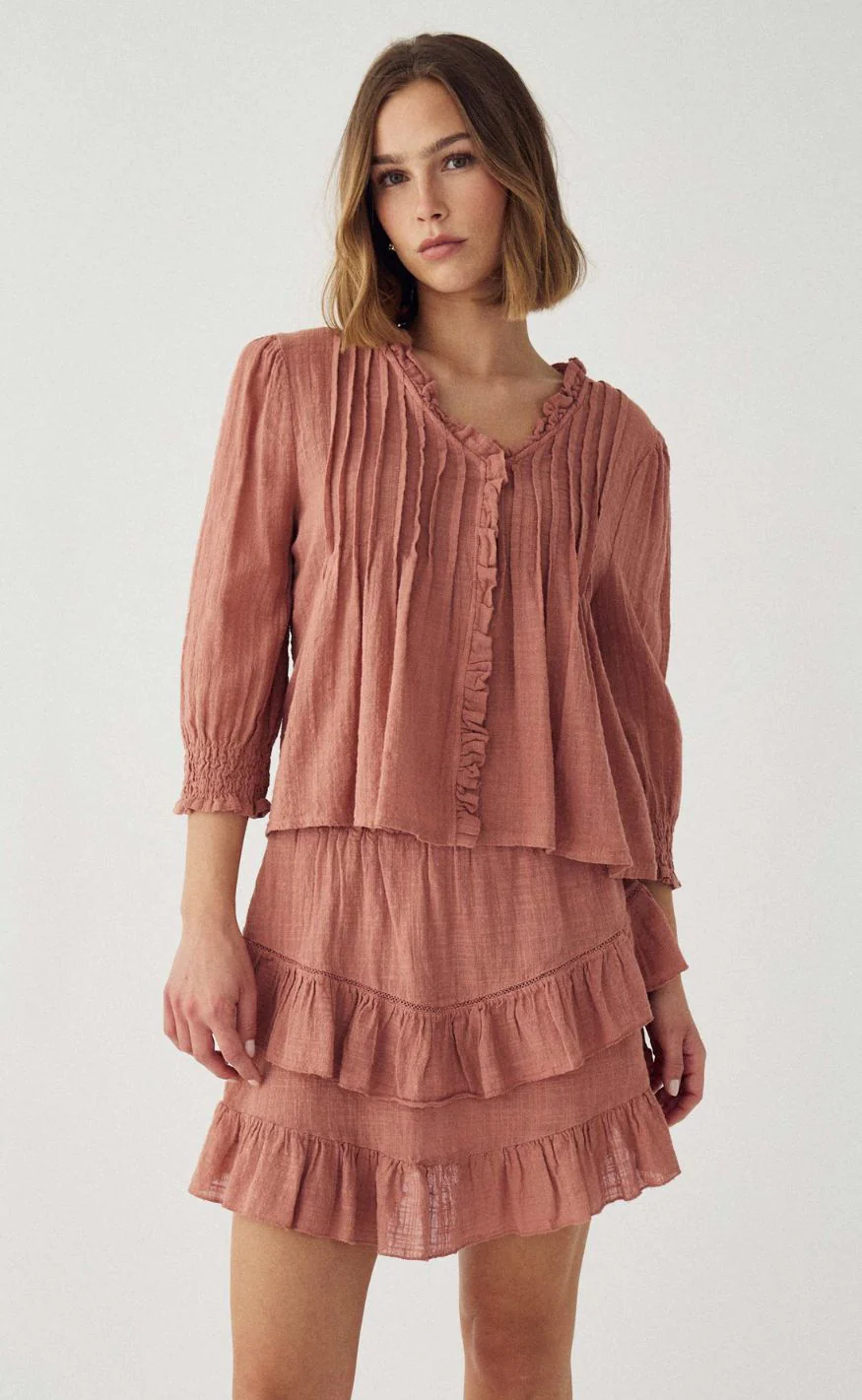 Noella Bluse - Marin - Red Clay - Image 2