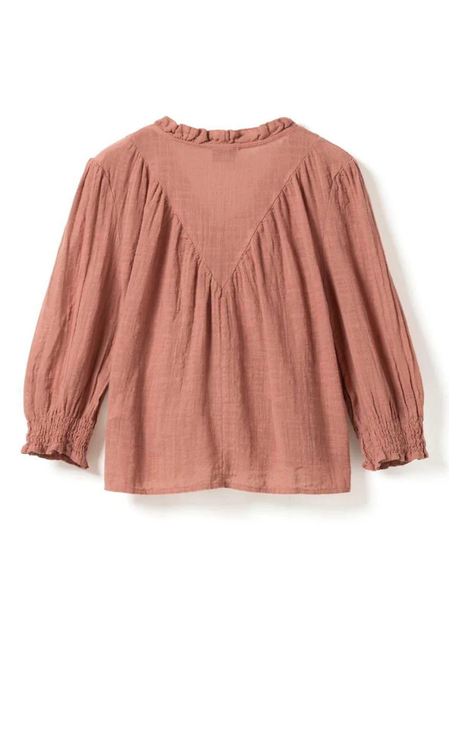Noella Bluse - Marin - Red Clay - Image 3