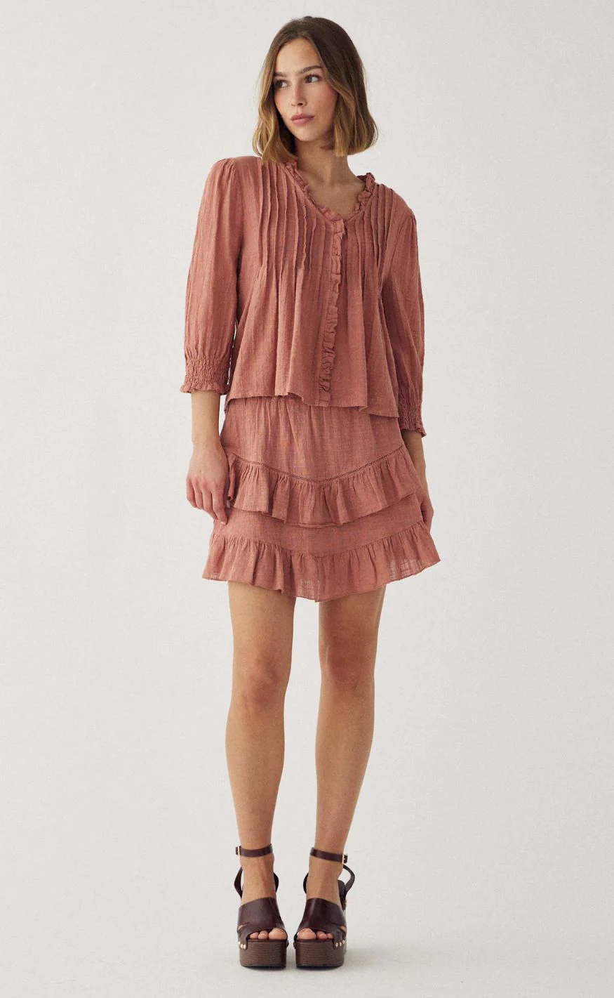 Noella Bluse - Marin - Red Clay - Image 4