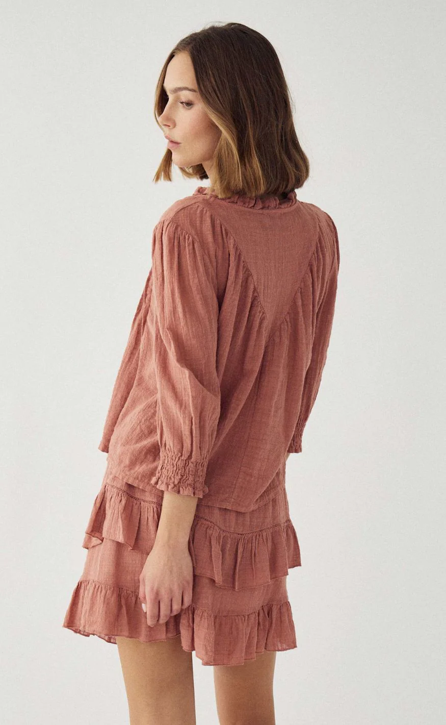 Noella Bluse - Marin - Red Clay - Image 5