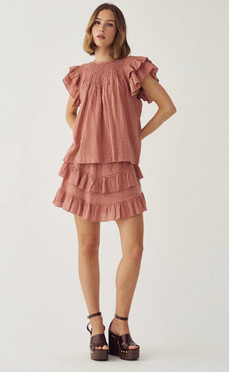 Noella Bluse - Maura - Red Clay - Image 3
