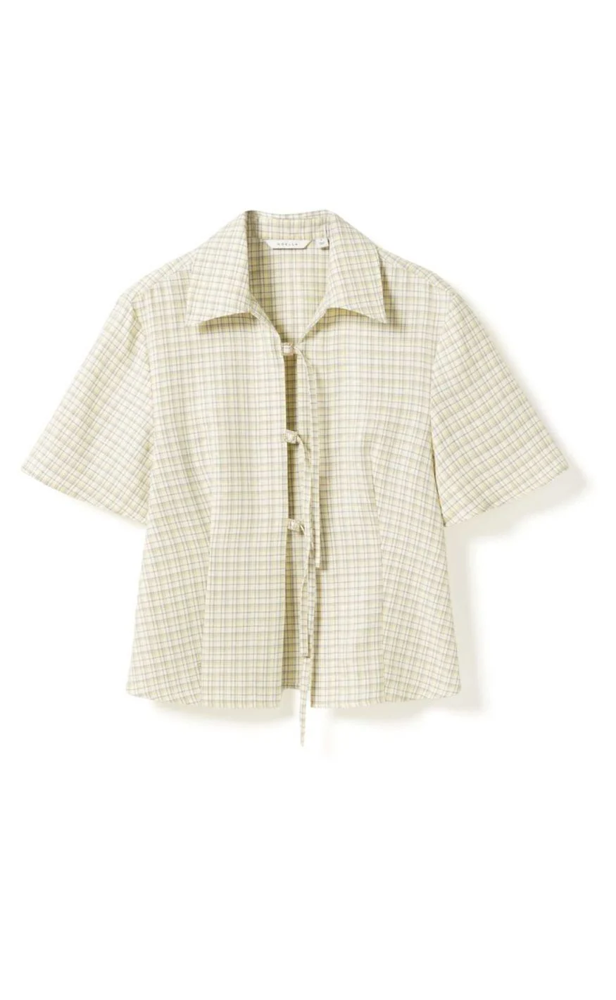 Noella Bluse - Miko - Denny Yellow Check - Image 2
