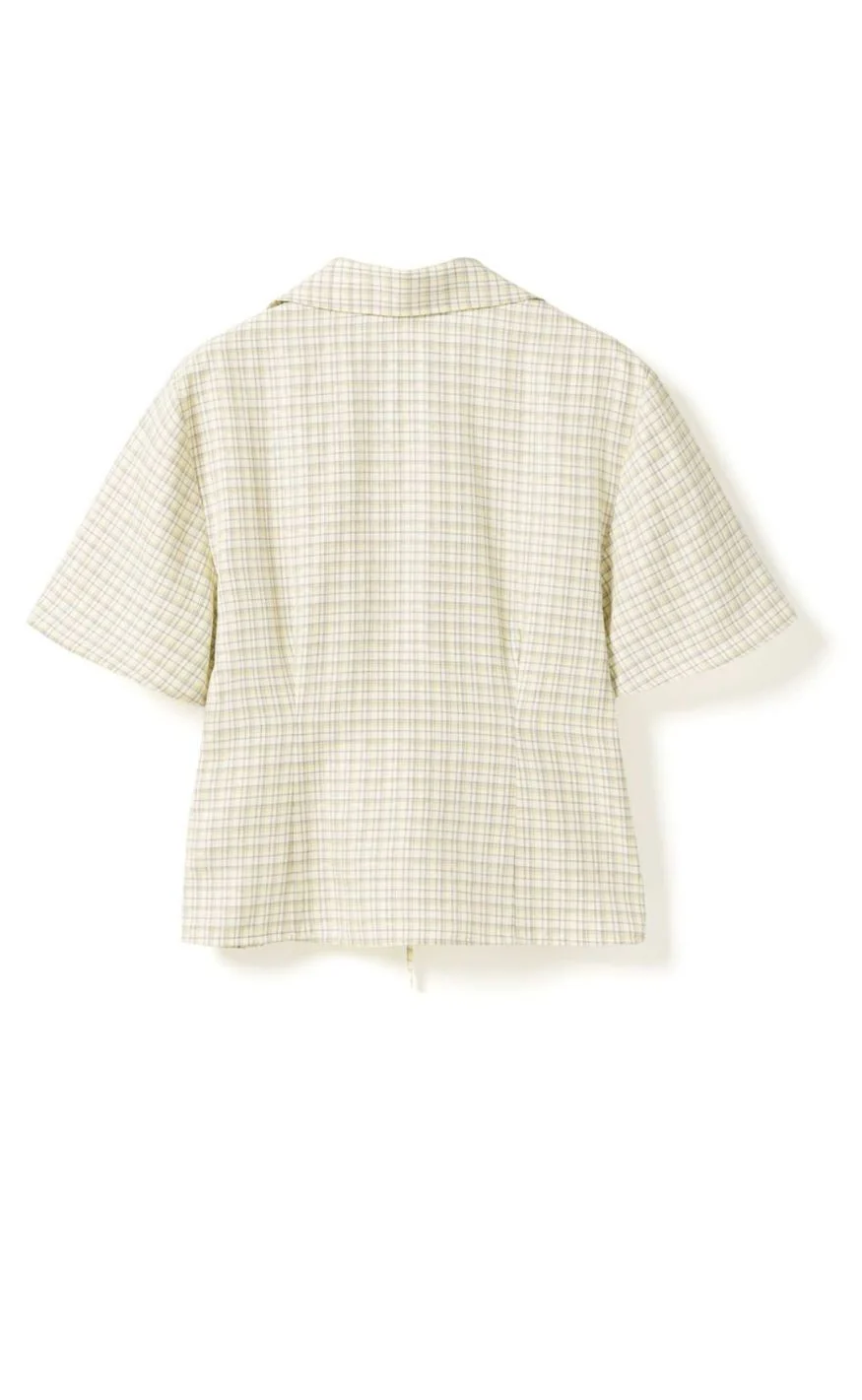 Noella Bluse - Miko - Denny Yellow Check - Image 5