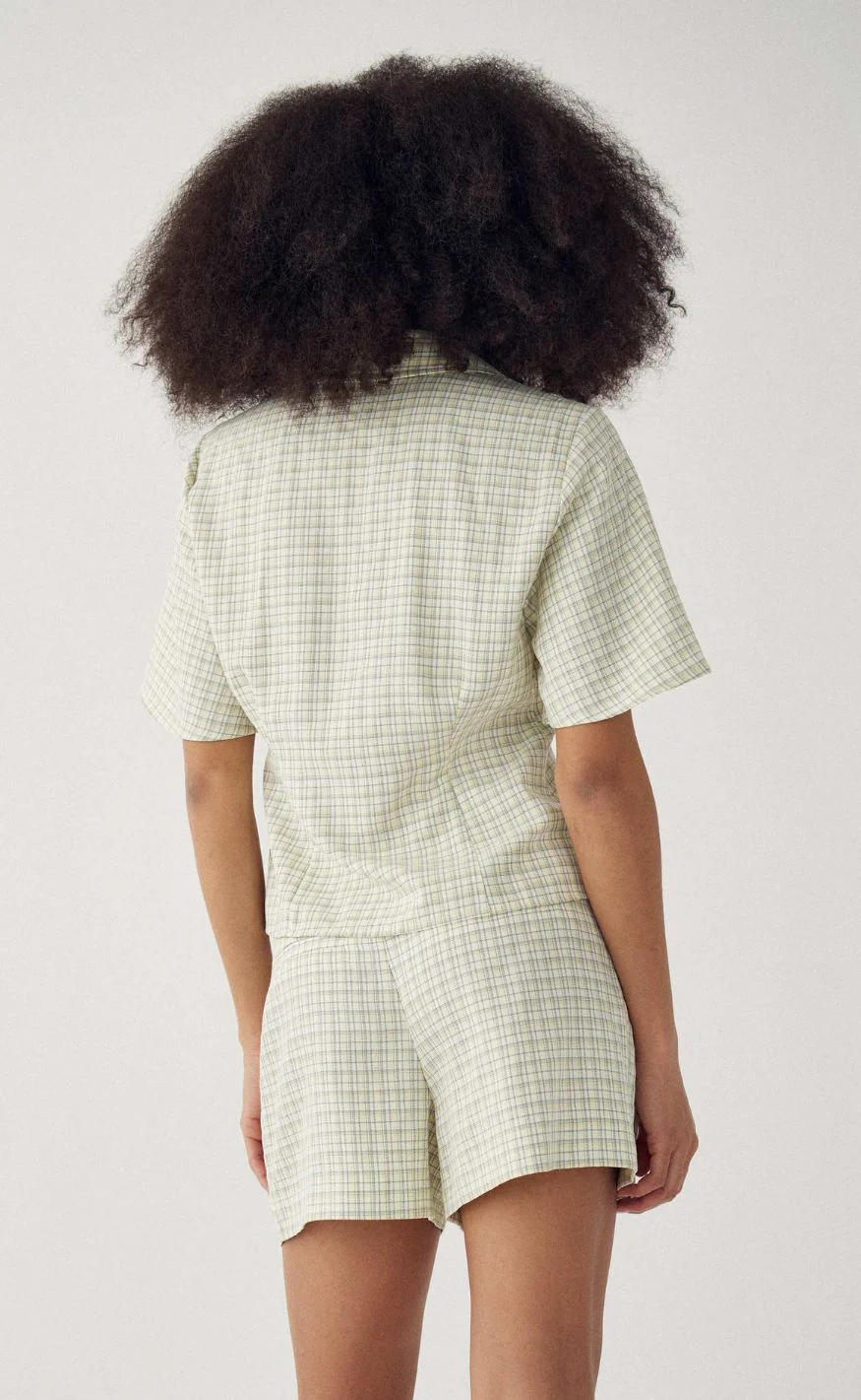 Noella Bluse - Miko - Denny Yellow Check - Image 9