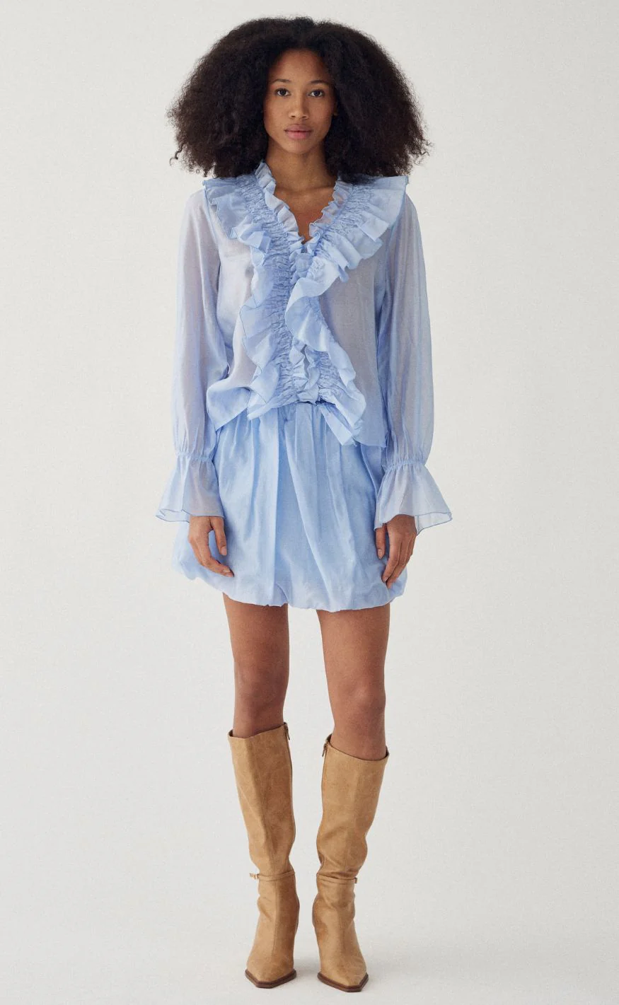 Noella Bluse - Myrtia - Air Blue - Image 2