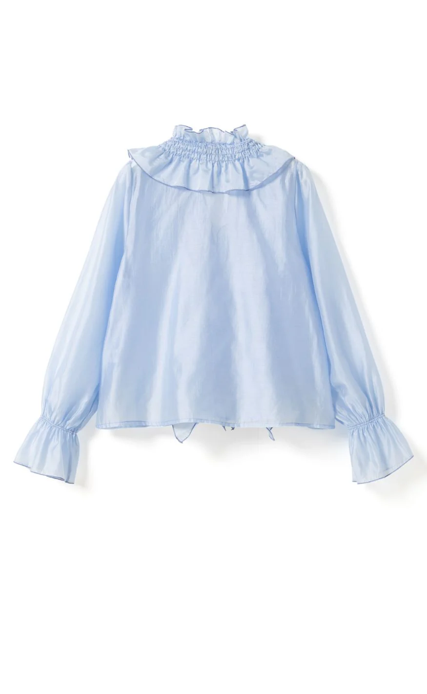 Noella Bluse - Myrtia - Air Blue - Image 3