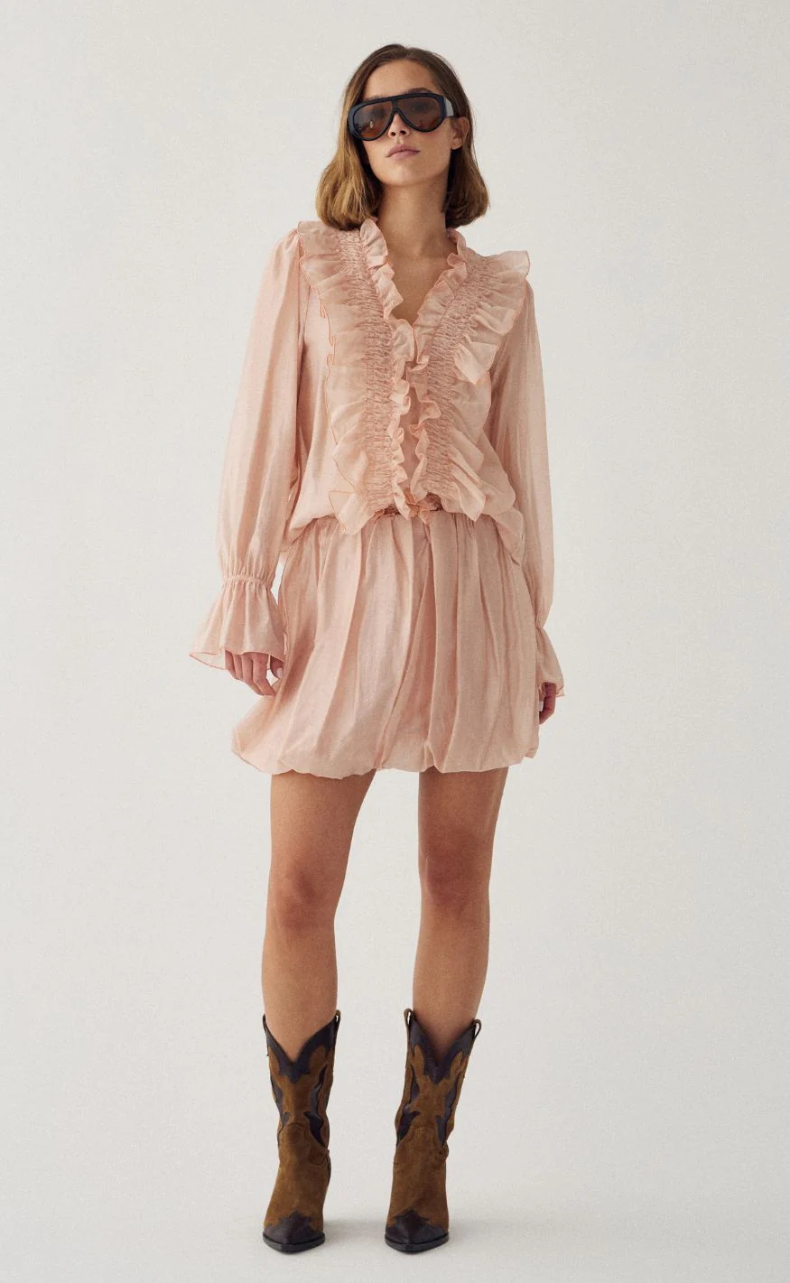 Noella Bluse - Myrtia - Blush Rose - Image 4