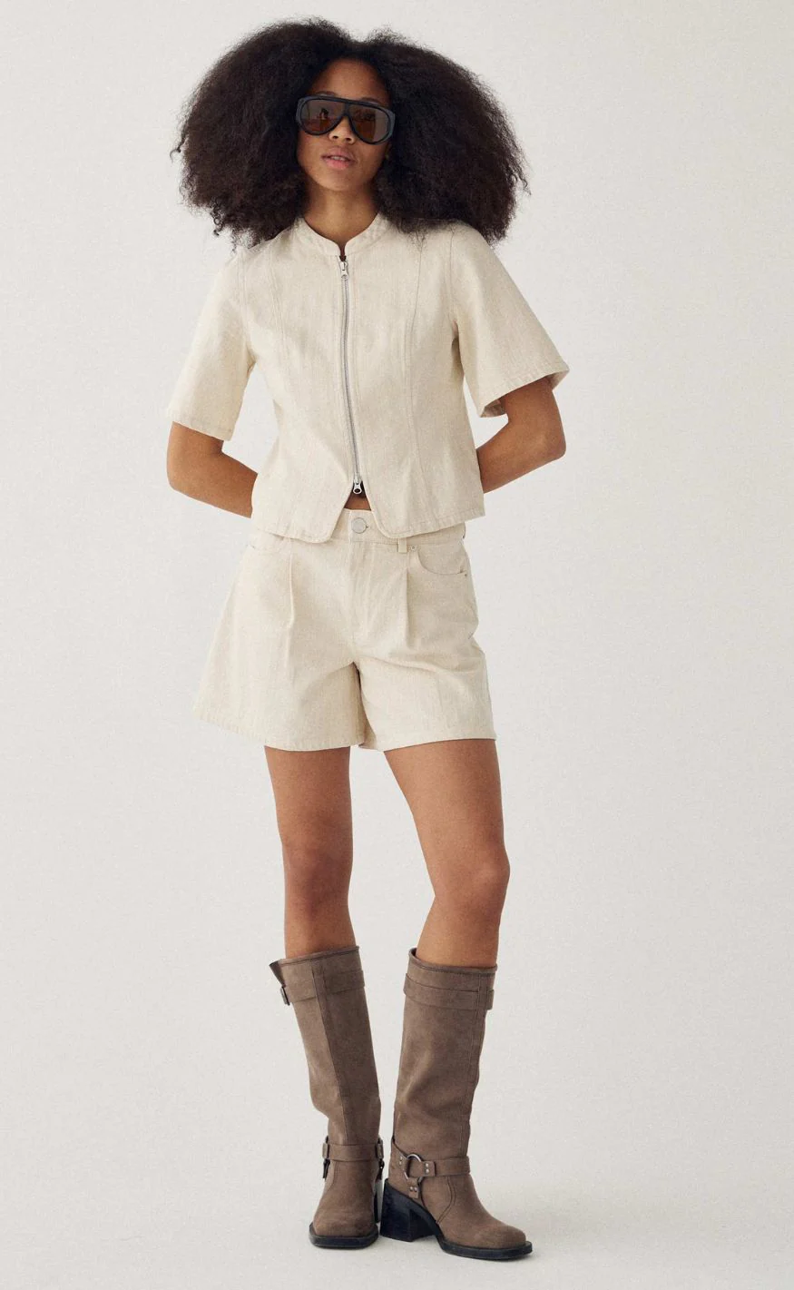 Noella Jakke - Mazie SS - Ivory - Image 5