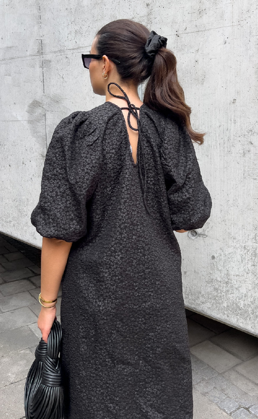Noella Kjole - Reno Pastis Long - Black - Image 3
