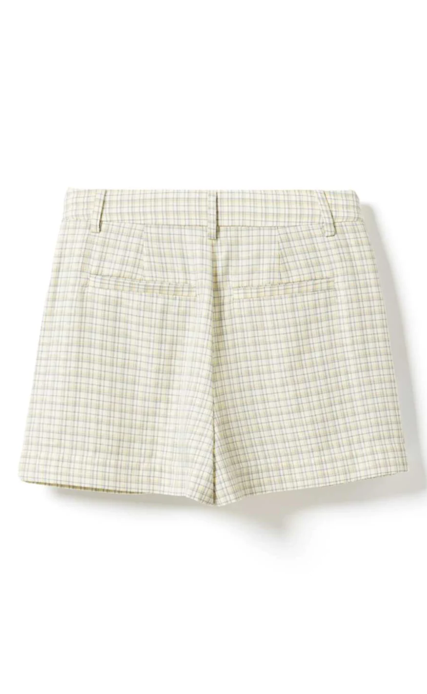 Noella Shorts - Kazianette MW - Denny Yellow Check - Image 3