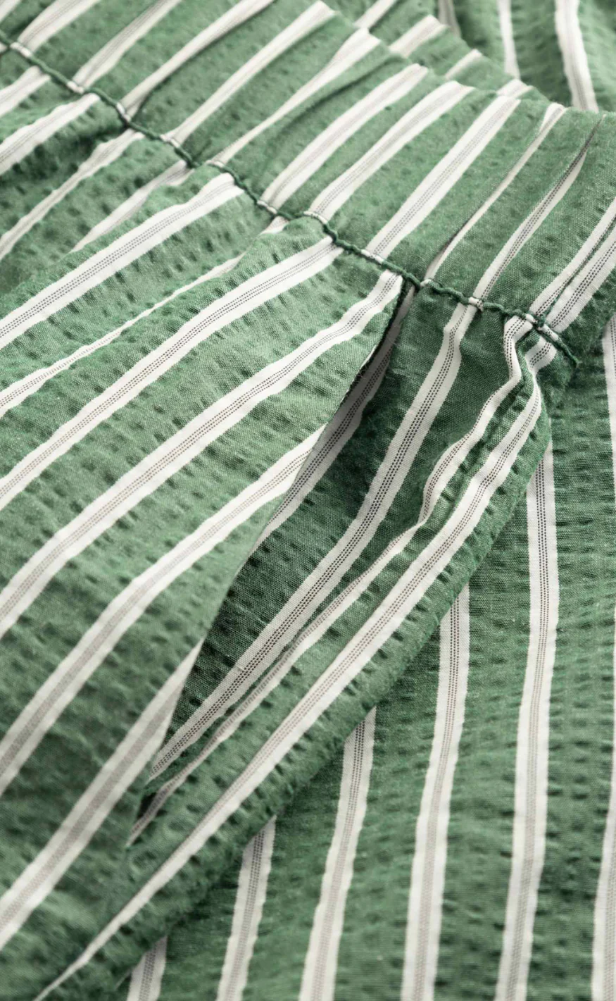 Noella Shorts - Layne MW - Drayton Green Stripe - Image 5