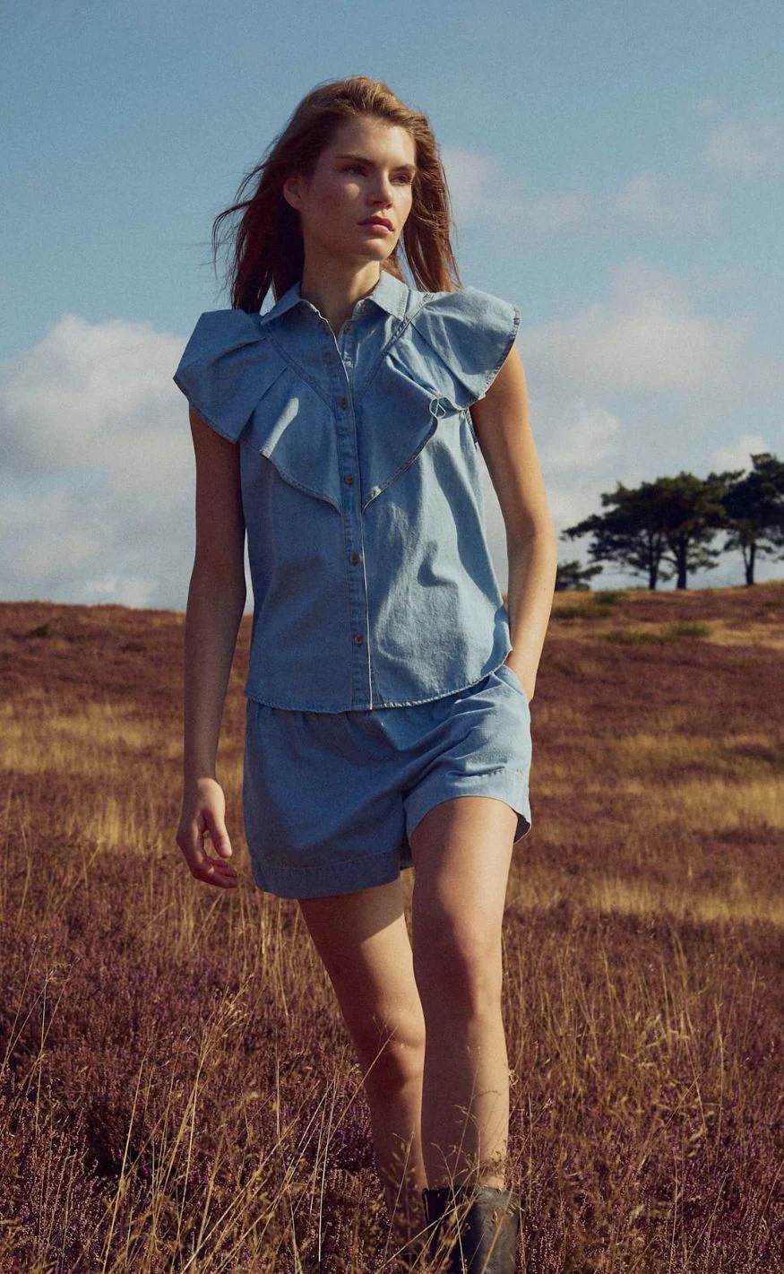 Noella Shorts - Marian MW - Light Wash - Image 3