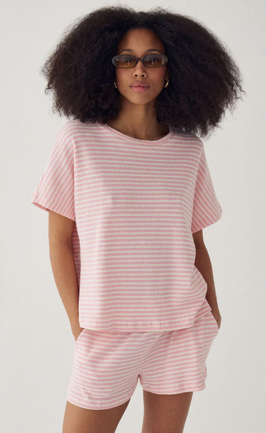 Noella Shorts - Mariella MW - Danni Blush Stripe - Image 3