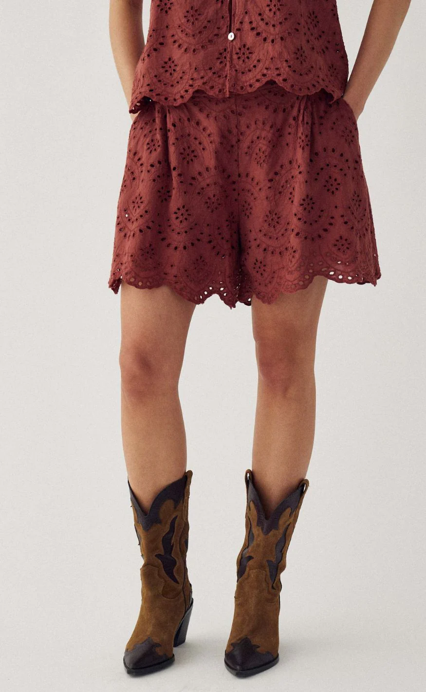 Noella Shorts - Maven MW - Terracotta - Image 7