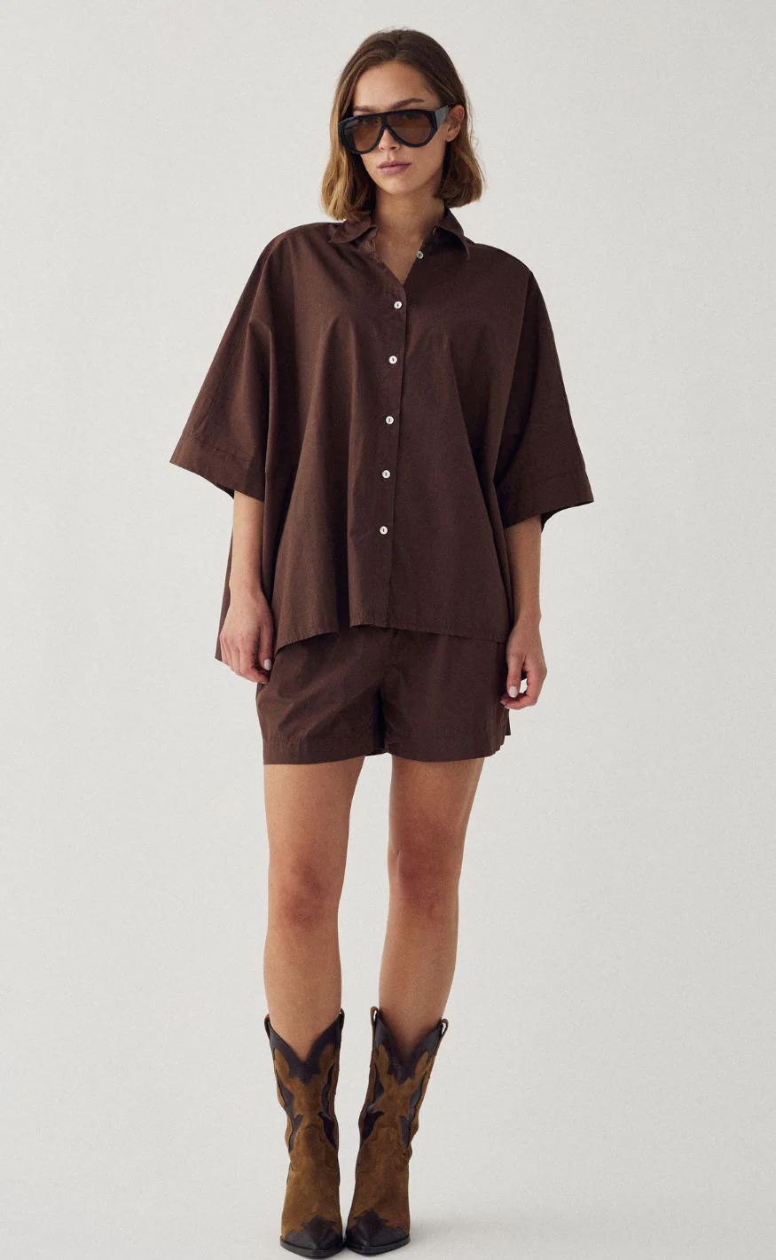 Noella Skjorte - Maizie - Chocolate - Image 3