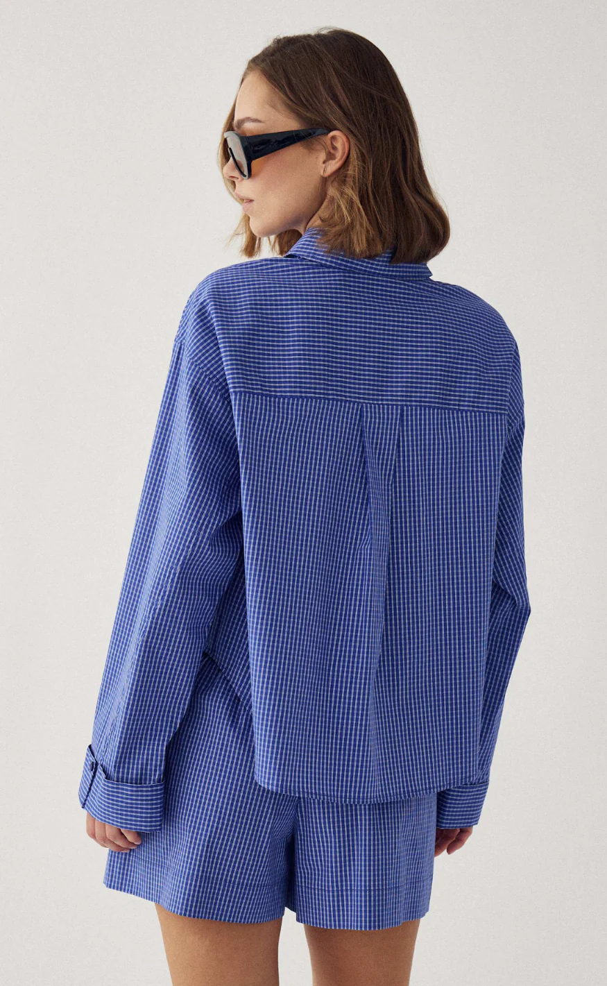 Noella Skjorte - Marlon C - Davy Blue Check - Image 4