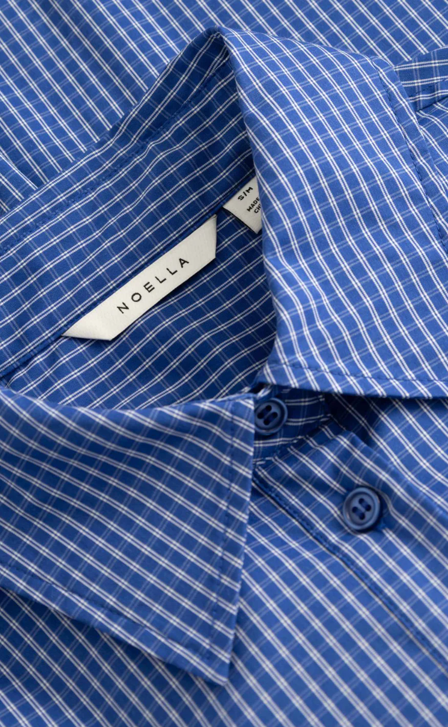 Noella Skjorte - Marlon C - Davy Blue Check - Image 5