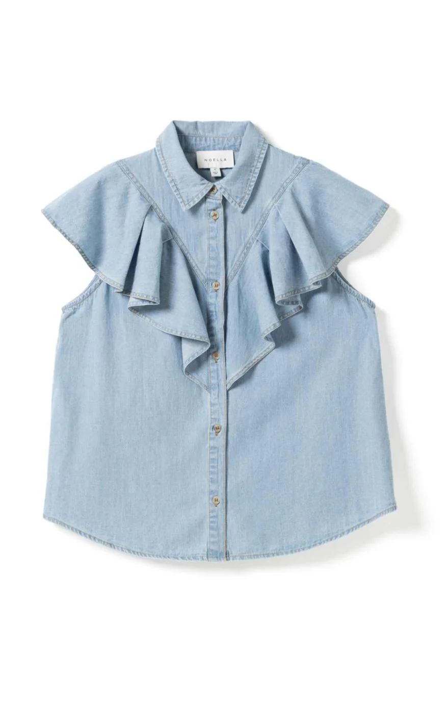 Noella Skjorte - Micaela SS - Light Wash - Image 2